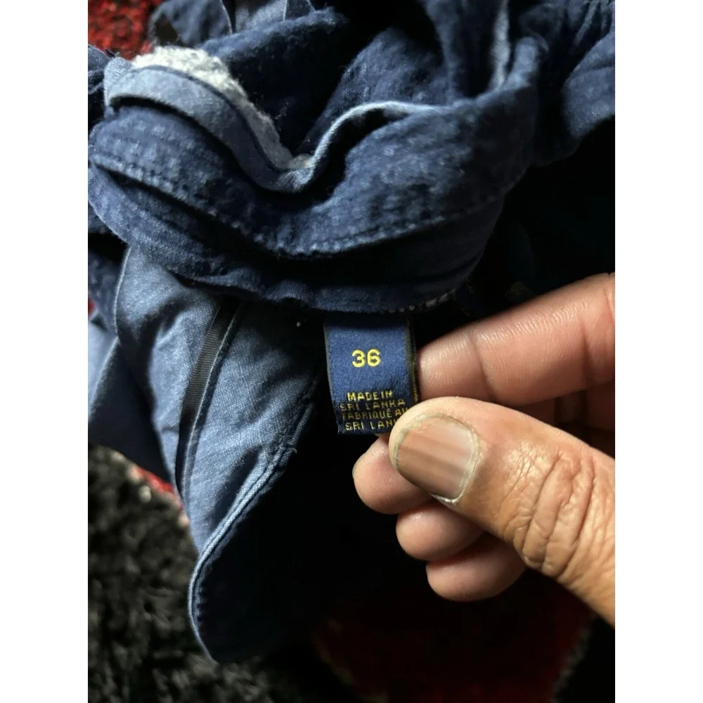 Polo Ralph Lauren Men's Navy Blue Straight Fit Shorts Size 36
